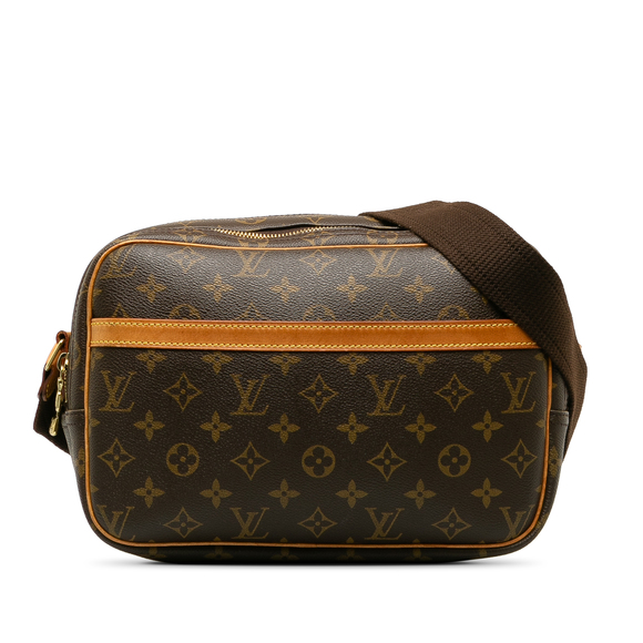 LOUIS VUITTON Monogram Reporter PM Crossbody Bag - Picture 1 of 10
